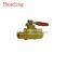1/4" 3/8" 1/2" 3/4" male NPT thread to hose barb brass ball valve , for USA market