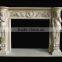 Western style carving marble fireplace