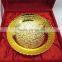 Gold plated brass bowl for home decoration, wedding gift and return gift