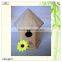 cheap light craft hexagonal body cone roof birdhouse