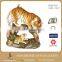 10X5.5X11 Inch Resin Lifelike Home and Garden Decoration Animal Sculpture Tiger Statue