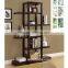 new design MDF wood 5 tier bookshelf high quality living room wood Display Etagere