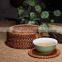 Tableware rattan cup holder / colorful rattan coaster made in Vietnam