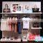 Wood Wall Flooring Stand for Clothing Shop