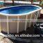 High quality above-ground half-ground in-ground galvanized steel swimming pool on sale