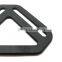2" Black Suspender Back Crosser, Triangle Plastic Adjustable Slider For Backpack, Plastic Adjuster Buckle for Backpack