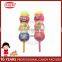 Fruit Flavor Hard Candy Gourd Shape Lollipop Toy Candy