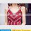 Fashion korean style women summer beach wear long vestidos sleeveless v-neck striped printed sexy bohemian maxi dresses 2017