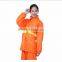 3m reflective raincoat, security pvc high visibility waterproof police raincoat