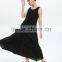 Pleat ladies sleeveless vest dress new design cake dresses