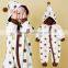 Custom Design Fashion Latest Winter Newborn Fashion Rompers 2017 Printed Kids Clothing Kint Wholesale Baby Animal Romper
