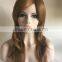 Top Beauty Stock Color Brown Blonde Mix Long Straight Cosplay Women Halve Wig Natural Straight Wigs