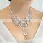 Zm34114a Fashion Women Jewelry Bridal Earrings Necklace Set