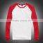 Good quality and fashion Male Long sleeve Raglan T shirt Round sleeve t shirt for men