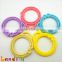 Small Open Circle Baby Bracelet Infant Teether Round Plastic Teething Ring