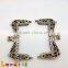 10.5cm M shape Antique Bronze Handmade Kiss Lock Handbag Clutch Frame