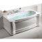 Factory direct acrylic massage bathtub of wall back installation