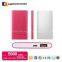 Factory wholesale price aluminum alloy 5000mAh super slim phone power bank