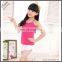 girls light cotton tank top with silk singlet
