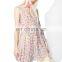 New Fashion Chiffon Women Casual One Piece Dress in Floral Print