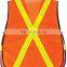 Protective breakaway reflective mesh vest with PVC tapes