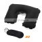 3-in-1 Travel Kit Inflatable Neck Pillow Sleeping Eye Mask And Ear Plugs