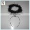 Fancy Dress Party Cheap Black Feather Angel Halo Kids Headbands HPC-0737