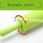 Food grade small size 23cm length plastic handle silicone rolling pins for pastry, bread, dumpling making