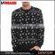 Quality Assured Custom Printing Logo Long Crewneck Sweatshirt for Men