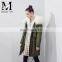 2015 Woman's Winter Thick Removable Fur Collar Coat Outerwear Woman Fox Fur Parka
