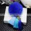 2016 Beautiful Real Rabbit Fur Ball KeyChain / Car and Bag Charm Keychain
