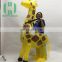 New products yellow inflatable giraffe costume Polyester costume animal costume for kids and adult