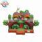 new design apple tree super fun kids inflatable dry slide
