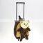 Animal Options Cute Plush Fluffy Kids Gift Travel Trolley