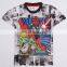 All over printed sublimation tshirt manufacturer