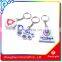 custom logo 2D custom shaped soft rubber pvc keychain