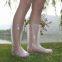 Women Transparent rain boots,Popular Transparent ladies boots,Transparent Lady boots,Pretty Female rain boots