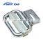 2" white Zinc Plated Adjustable Sliding Buckle