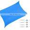 Triangular shade sail, sun sail shades, waterproof polyester shade sail