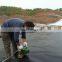 plastic hdpe geomembrane, dam lining and landfill site used geomembrane