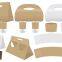China best PLA PE paper coffee cups with lids and sleeve straw