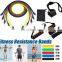 Resistance Bands Custom Logo Adjustable 11 Pcs Elastic Fitness Exercise Band Resistance