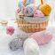 Yarncrafts Basic fancy soft nylon wool knitting crochet blended yarn for Scarf, coat, blanket