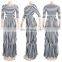 Hot Summer Women Girls Lady Casual Elegant Long Sleeve Striped Dress