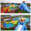 Outdoor Portable Adult Water Park Equipment Giant Dragon Inflatable Slide Inflatable Water Park For Sale