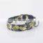 Eco-friendly adjustable safety light flashing camouflage usb dog collar led