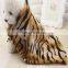 customize autumn and winter pet supplies flannel warm pet blanket tiger pattern pet dog cat teddy blanket