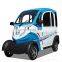 Hot sell 100km four wheel  three seats full enclosed electric car with battery