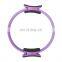 China Suppliers Double Handle Pilates Anti-slip Solid Yoga Ring