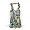 OEM Sleeveless Summer Sexy Flower Print Wide Leg Women Cotton Jumpsuite Quality Choice